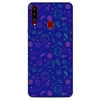 Samsung Galaxy A20s Kılıf Spacex (36) Glitter Kılıf