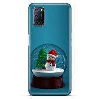 Alcatel 3x 2020 Kılıf Snowix (12) Koruyucu Silikon Yeşil Beyaz