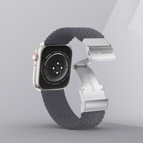 Apple Watch 7 45mm Amazingthing Titan Weave 2 Sport Örgü Kordon
