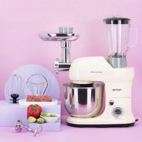 Emsan Bella Gusto Maxi Krem Stand Mikser Mutfak Şefi 1300w 5 Lt