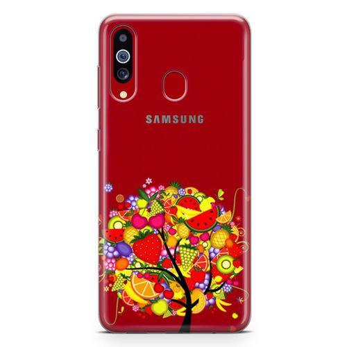 Samsung Galaxy A20s Kılıf Meyve Bahçeleri Arka Kapak Koruma Desenli Full Koruyucu