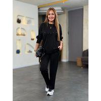 Kadın Inci Detay Modal Kumaş Ikili Takım