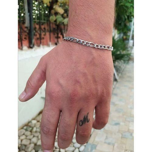 5 MM Unisex Zincir Bileklik Paslanmaz 316L Cerrahi Çelik Bileklik
