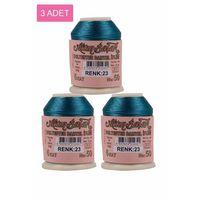 3 Adet Altınbaşak Oya ve Dantel İpi 20 gr - Royaleks - No: 023