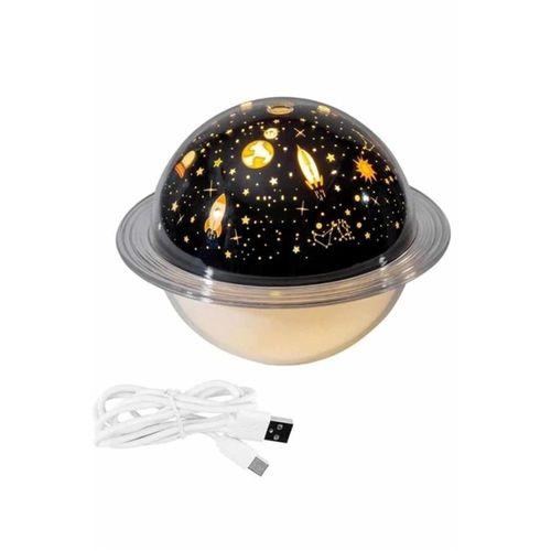 Aromaterapi Hava Nemlendirici Gece Lambası Uzay Model Satürn Oda Kokusu