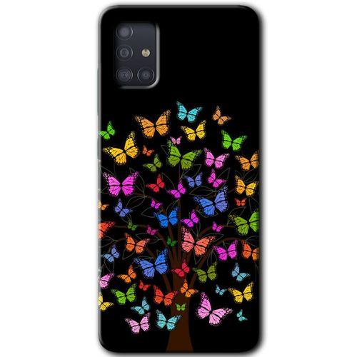 Potkal Hediye Fabrikası Samsung Galaxy A51 HD Baskılı Kılıf + 9D Tam Ekran Koruyucu - Cacti Prairies