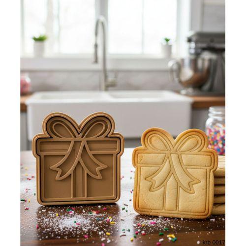 Hediye Kutusu Gift Box Sekillendirici Kalip Kurabiye Hamur Kesici Oyun ve Seker Hamuru Seti