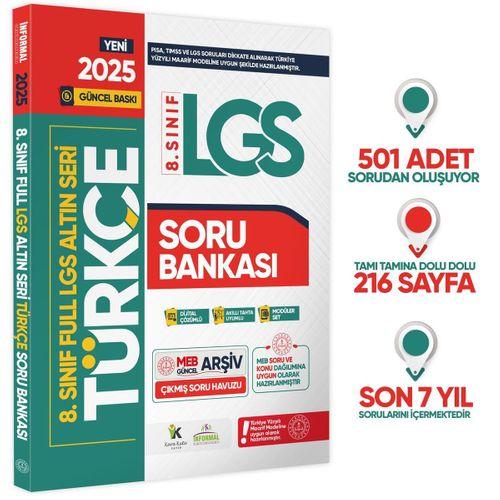 2025 8 Sınıf Full LGS Altın Seri TÜRKÇE MEB Çıkmış Soru Bankası Modüler Seti PDF/Video Çözümlü