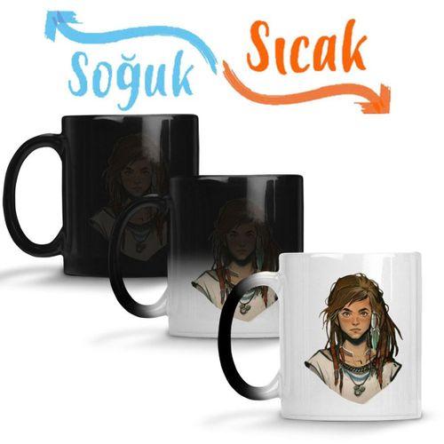 Aloy Horizon Zero Dawn Sihirli Kupa Bardak Porselen
