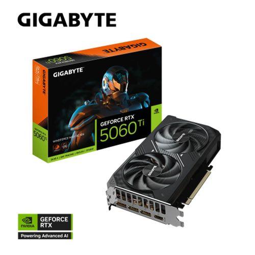 GIGABYTE GV-N506TWF2MAX OC-16GD, RTX5060TI, WINDFORCE MAX OC, 16Gb, GDDR7, 128BIT, 2 Fanlı, 1xHDMI, 3xDP, GAMING Ekran KARTI