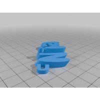 Nina İsimli Dekoratif Yazı – 3D Baskı Kişisel Ürün (Bu ürün Sadece Plastik parçadır - Almadan Önce Soru Sorabilirsiniz)