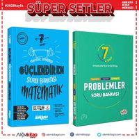 Ankara Yayıncılık 7.Sınıf Matematik ve Editör Problemler Soru Bankası Seti 2 Kitap