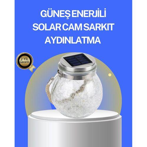Bahçe Ve Teras İçin Solar Cam Sarkıt Led Aydınlatma
