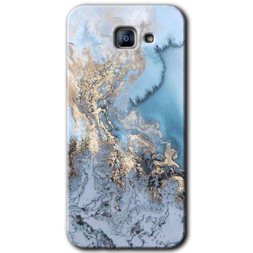 Galaxy A8 2016 Kılıf HD Desen Baskılı Arka Kapak - Eski Mermer
