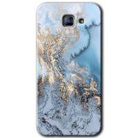 Galaxy A8 2016 Kılıf HD Desen Baskılı Arka Kapak - Eski Mermer