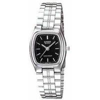 Casio LTP-1169D-1ARDF Quartz Çelik Gri Siyah Kadran 22 mm Kadın Kol Saati