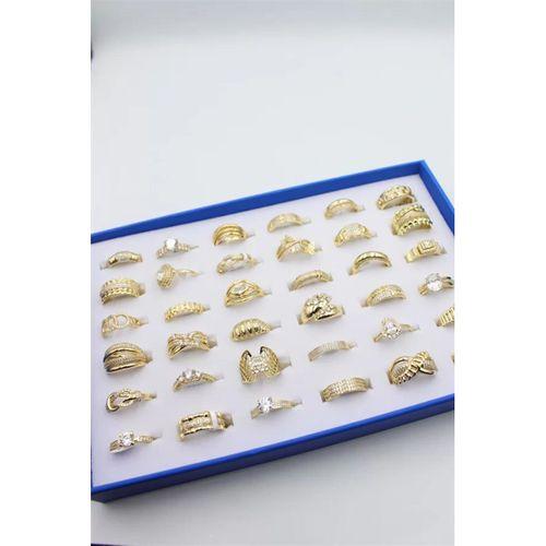 36'lı Xuping Yüzük Seti - Altın