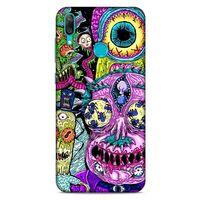Huawei Y7 2019 Uyumlu Kılıf Rick And Morty (47) Crystal Flex Kılıf Decoy Mortys