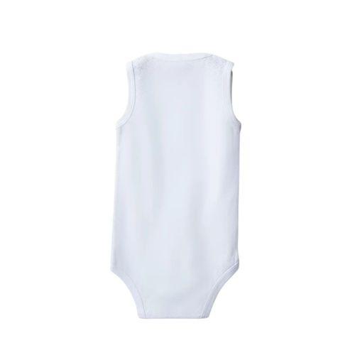 Beyaz Askılı Body Zıbın 2-7 YAŞ Çocuklar İçin (3 ADET) Alttan Çıtçıtlı Özel Gereksinimli-D
