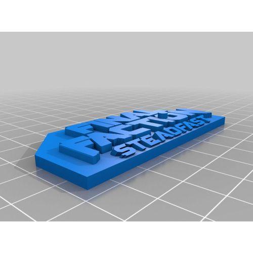 Final Faction Açılı İsimlik Standları