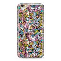 Apple iPhone 6 6s Kılıf Erkek Bebek Giyim Doodle Arka Kapak Koruma Desenli Full Koruyucu