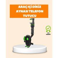 Araç İçi Dikiz Aynası Telefon Tutucu Katlanabilir Ve Çok Fonksiyonlu