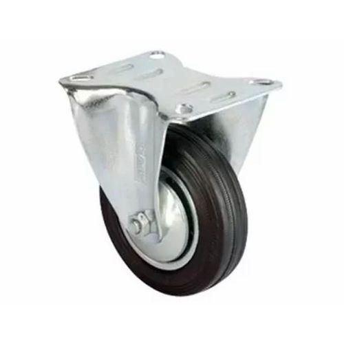 Servis Tekeri - Tablalı Siyah Sabit - Çap 100 Mm