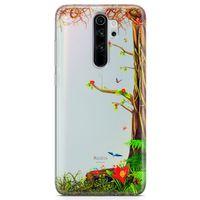 Xiaomi Redmi Note 8 Pro Kılıf Paranormal Bahar Arka Kapak Koruma Desenli Full Koruyucu