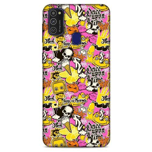 Graffitix (40) Desenli Silikon Kapak Samsung Galaxy M21 Kılıf