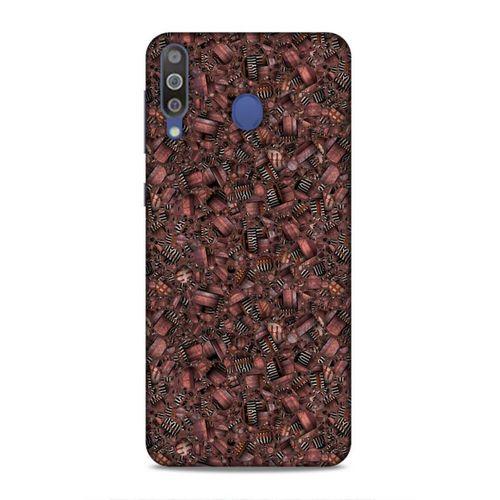 Samsung Galaxy M30 Uyumlu Kılıf Utopia (15) Antişok Kılıf Yeşil Beyaz