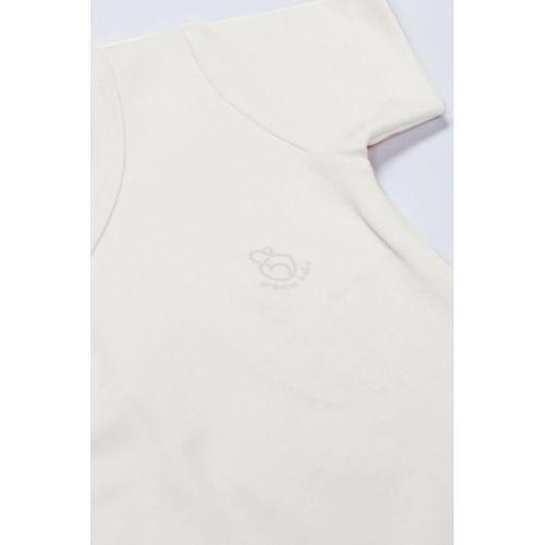 Organik Natural Basic Style Kruvaze Yarım Kol Body Bs17101 Ekru