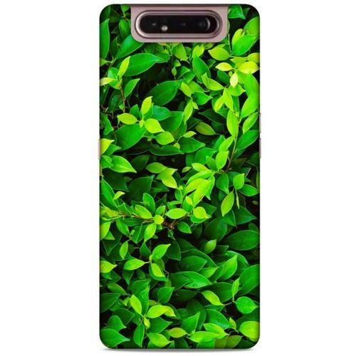 Lopard Samsung Galaxy A80 Uyumlu Kılıf Bahar (29) Arka Koruma Kılıfı Açık Yeşil