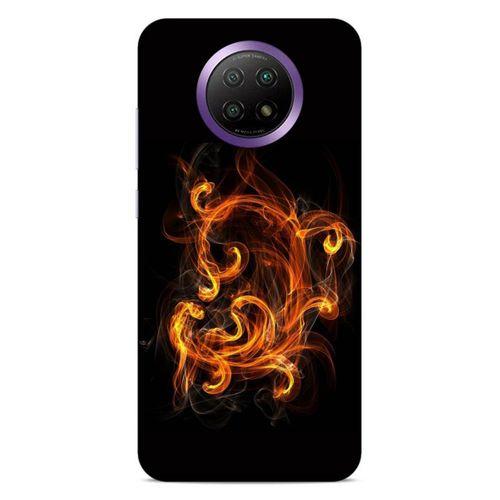 Lopard Xiaomi Redmi Note 9 5g Uyumlu Kılıf FireX (25) Antişok Kapak Ateş Kırmızı