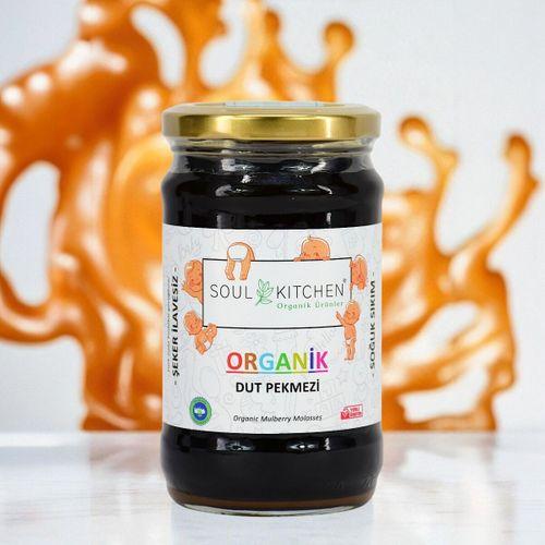Organik Dut Pekmezi 380gr (Soğuk Sıkım) (Şeker İlavesiz)