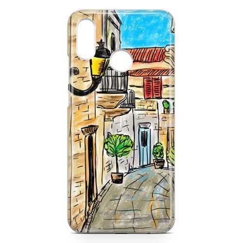 Huawei P20 Lite Kılıf Ada Sokakları Arka Kapak Koruma Desenli Full Koruyucu