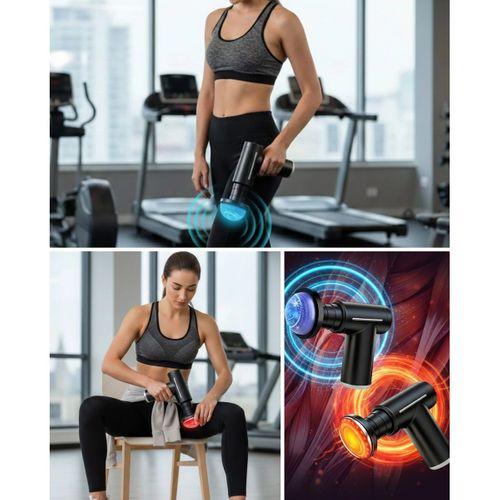 Profesyonel Derin Doku Masaj Aleti 6 Başlık 1800 Mah Batarya