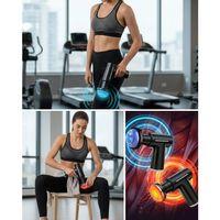 Profesyonel Derin Doku Masaj Aleti 6 Başlık 1800 Mah Batarya