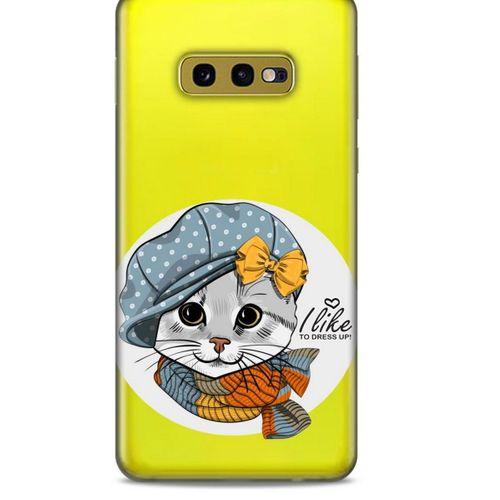 Zoologix (43) Samsung Galaxy S10 Lite Şeffaf Kılıf Silikon Desenli