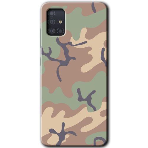 Potkal Hediye Fabrikası Samsung Galaxy A51 Kılıf HD Desen Baskılı Arka Kapak - Kamuflaj 29