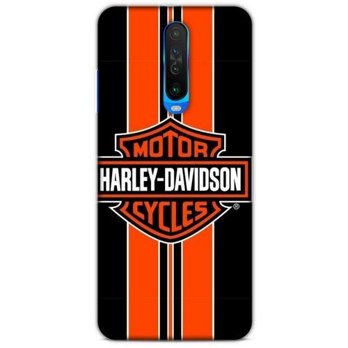 Xiaomi Poco X2 Uyumlu Kılıf Motorsiklet (36) Glitter Kılıf Harley Davidson