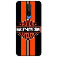 Xiaomi Poco X2 Uyumlu Kılıf Motorsiklet (36) Glitter Kılıf Harley Davidson
