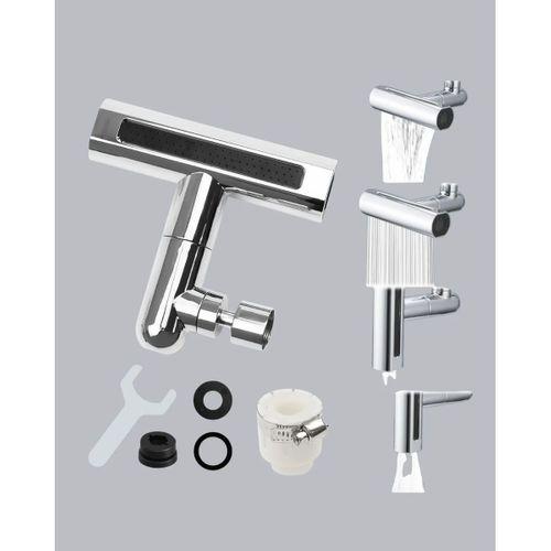 4 Fonksiyonlu Musluk Başlığı 360 Derece Dönebilen Ve Su Tasarruflu