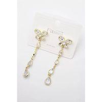 Zirkon Taşlı Küpe - Altın