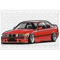 Bmw Stanced out E36 Red Puzzle 240 Parça Yapboz