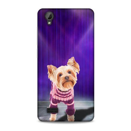 Vestel Venüs V5 Kılıf Köpek Kıyafetleri (13) Silikon Kap Yorkshire Terrier Kazak