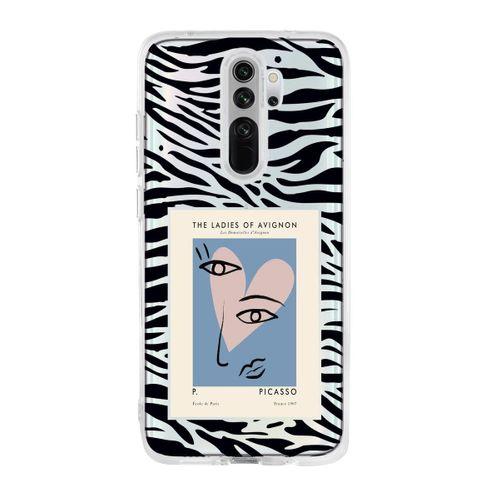 Xiaomi Redmi Note 8 Pro Picasso The Ladies of Avignon Desenli Premium Şeffaf Silikon Kılıf