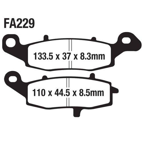 CF MOTO Cf Moto 650 Sd-T Sd-S Ön Fren Disk Balatası Sol Fa229 Orj