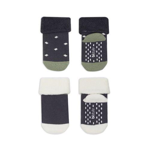 Bi̇style 2'li Havlu Soket Kaymaz Point Boy 10506 Antrasit