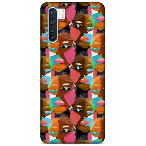 Lopard Oppo A91 Uyumlu Kılıf Sürreal Yüzler ♀ (7) Telefon Kılıfı Baskılı