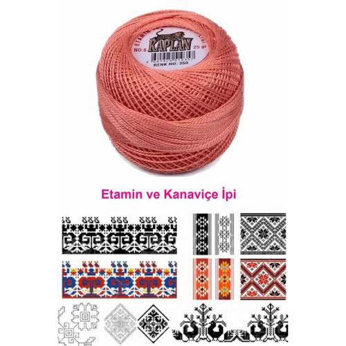 Kaplan Etamin Ve Kanaviçe İpi 8 No Kod/Renk: 350 - Royaleks